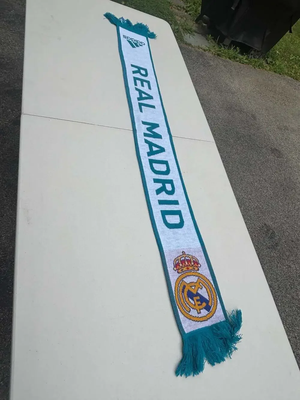 Adidas Real Madrid Official Team Fan Soccer Scarf